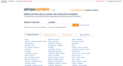 Desktop Screenshot of optioncarriere.ma