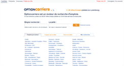 Desktop Screenshot of optioncarriere.lu